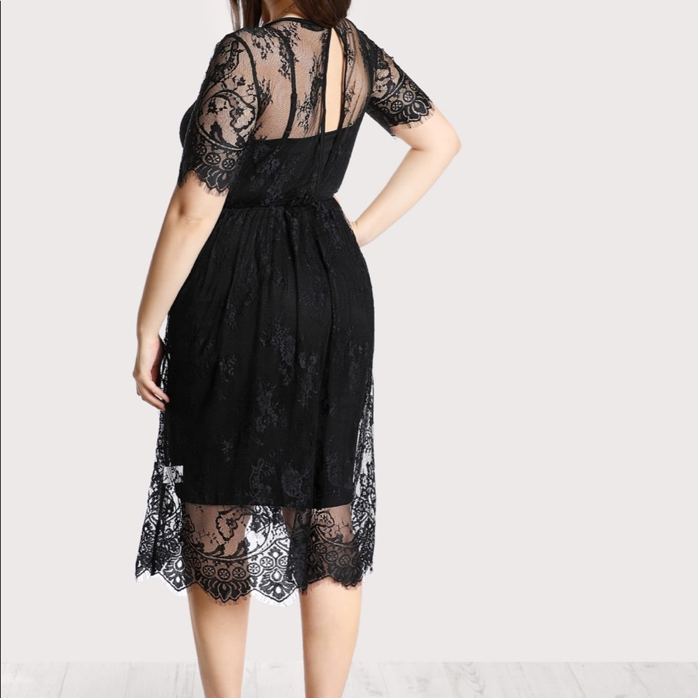 đ¤SOLD OUTđ¤ Liza EyelashLace OverlayDress NWT - Picture 2 of 8